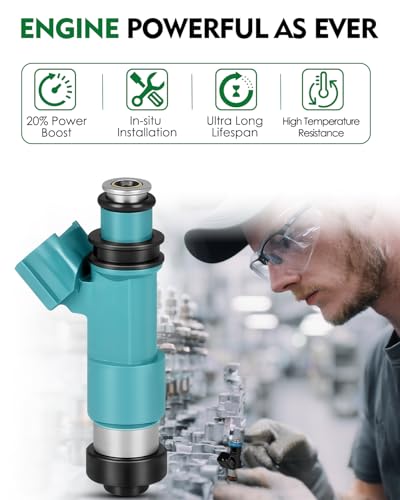 Fuel Injectors 15710-65J00 Fit for:-Suzuki SX4 2007-2010 2.0L L4 - size: 1571065J00(4)