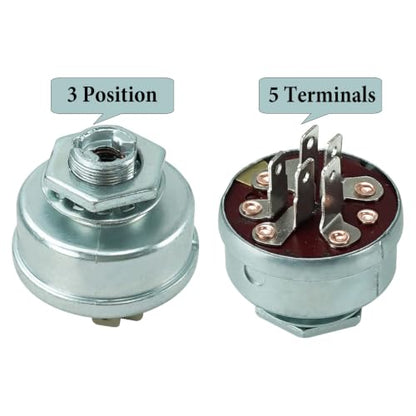 Riding Lawn Mower Ignition Switch 3 Position 5 Terminals 925-0267 725-0267