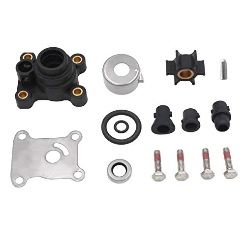 394711 Water Pump Impeller Kit for Johnson Evinrude 8-15HP Outboard with Housing 1974-UP 18-3327
