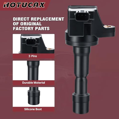 UF626 Ignition Coils & Spark Plugs Tune Up Kit, 4 Pack - size: UF626 & Spark Plugs