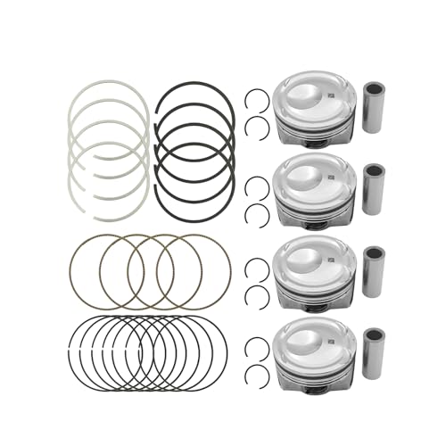 EJ7Z-6108-E STD Engine Pistons & Rings Set Fits for 2015-2019 Ford Focus Mustang Lincoln MKC, Replace EJ7Z-6108-A, EJ7Z6108B, EJ7Z-6108-C