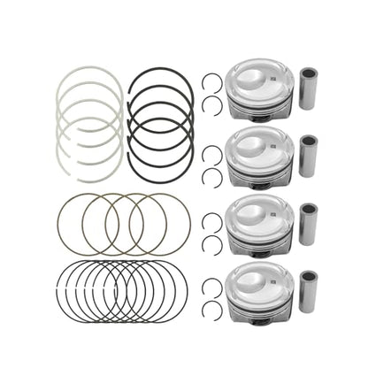 EJ7Z-6108-E STD Engine Pistons & Rings Set Fits for 2015-2019 Ford Focus Mustang Lincoln MKC, Replace EJ7Z-6108-A, EJ7Z6108B, EJ7Z-6108-C