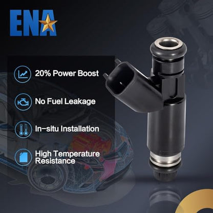 ENA Fuel Injector for FJ502 12580426 832-12114 25326903 Set of 8 Compatible with Chevrolet GMC Avalanche Express Silverado Suburban 1500 Tahoe Sierra Yukon XL V8 5.3L 2002 2003 2004 2005 2006 2007