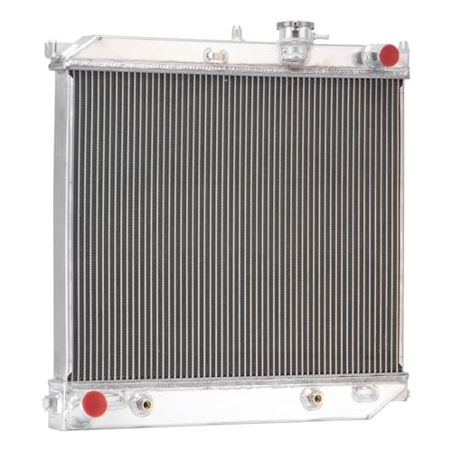 3 Row Aluminum Radiator + Shroud Fan For 2004-2012 Chevy Colorado GMC Canyon L4 2.8L 3.7L L5 2005 2006 2007 2008 2009 2010 2011 Radiators