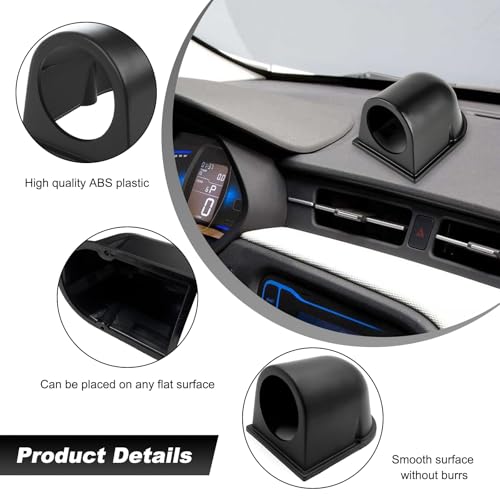 Car 2" 52mm Single Hole Dash Gauge Pod Holder, Single Gauge Swivels 360 Degrees Dashboard Pod Mount, Universal ABS Plastic Housing Pod Meter Cup Gauge to Vehicle's Dash - color: Single Hole