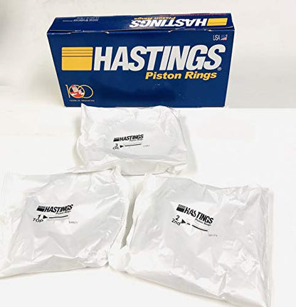 Set of (8) Sealed Power L2379F +.030 over size Pistons & Moly ring set compatible with Ford Mercury 351C Cleveland. 4.030 Bore diameter.