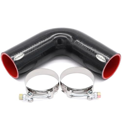 90 Degree Elbow Coupler Silicone Hose 4-Ply ID 2.25-inch(57mm) - size: 2.25 Inch