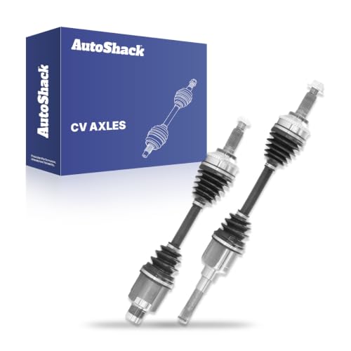 AutoShack Front CV Axle Shaft Assembly, 2pcs