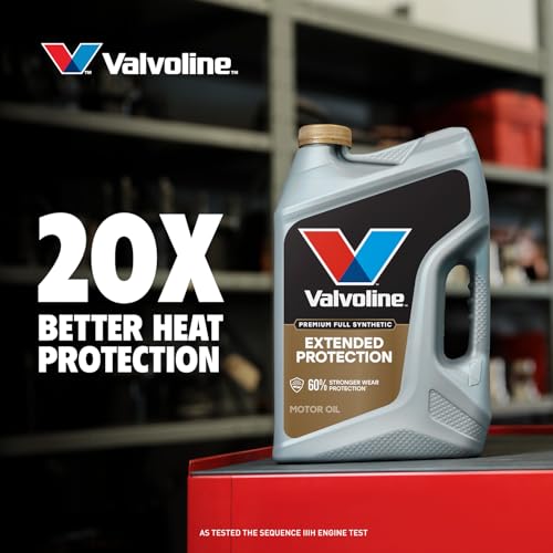 Valvoline Extended Protection Full Synthetic Motor Oil SAE 0W-20 5 QT - size: 5 QT, style: Extended Protection