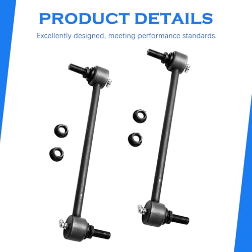 Front&Rear Stabilizer Sway Bar End Link Fit for 2001-2013 Highlander | 2002-2006 Camry | 2009-2015 Venza | 2002 2003 ES300 | 2004-2006 ES330 | 2004-2005 RX330 4pcs K90344 K90345 - size: K90344 K90345