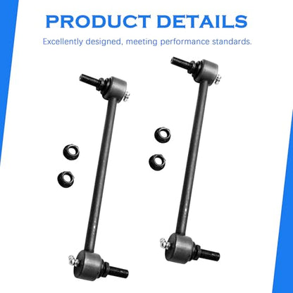 Front&Rear Stabilizer Sway Bar End Link Fit for 2001-2013 Highlander | 2002-2006 Camry | 2009-2015 Venza | 2002 2003 ES300 | 2004-2006 ES330 | 2004-2005 RX330 4pcs K90344 K90345 - size: K90344 K90345