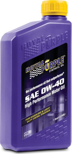 Royal Purple 11485 API-Licensed SAE 0W-40 High Performance Synthetic Motor Oil - 12 Quart - size: 12 Quart (384 Ounces)