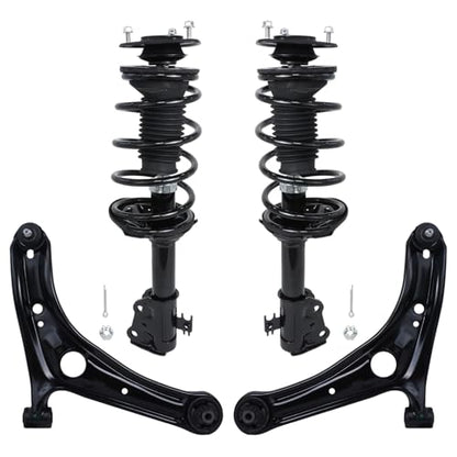 Detroit Axle - 4pc Front End Suspension Kit for Toyota Echo 2000-2005 - size: 4CQ1201139/Big Kit