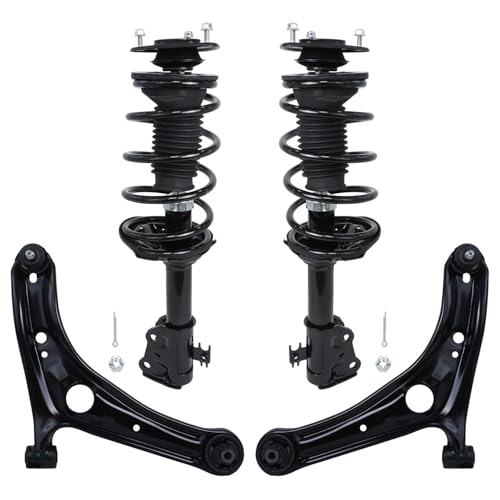 Detroit Axle - 4pc Front End Suspension Kit for Toyota Echo 2000-2005 - size: 4CQ1201139/Big Kit