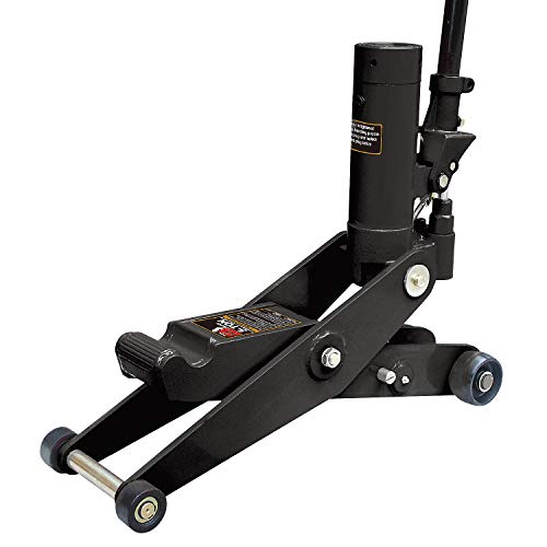 BIG RED Dual Position Hydraulic Forklift Service/Floor Jack, 5 Ton (10,000 lb) Capacity, Home and Workshop Car Maintenance for Various Vehicles,black
