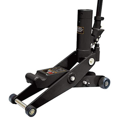 BIG RED Dual Position Hydraulic Forklift Service/Floor Jack, 5 Ton (10,000 lb) Capacity, Home and Workshop Car Maintenance for Various Vehicles,black