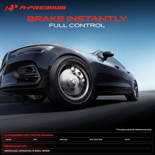 A-Premium Rear Left Driver Disc Brake Caliper with Bracket - style: Rear Driver
