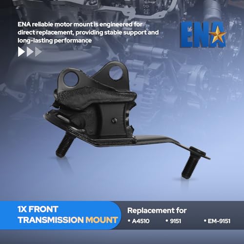 ENA Engine Motor and Trans Mount Set of 6 Compatible with Honda 2003 2004 2005 2006 2007 Accord 2.4L Automatic Trans Replacement for A4526HY A4517 A4516 A4510 A4509 A4542