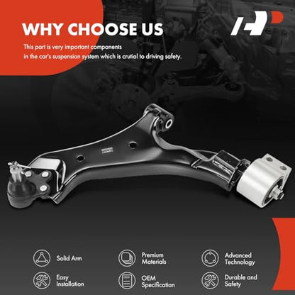 A-Premium Front Left Lower Control Arm, with Ball Joint & Bushing