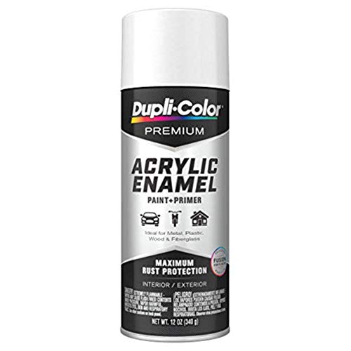Dupli-Color EPAE11100 Premium Acrylic Enamel Spray Paint - White - 12 oz. Aerosol Can - color: White