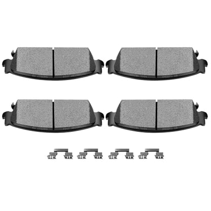 Rear Brake Pads,ECCPP Ceramic Brake Pads Kits Set For Chevy For Silverado - size: Rear D1194-8312