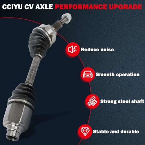 CCIYU CV Axle Shaft Assembly for Chrysler Sebring 2007-2010 - size: 17-9924