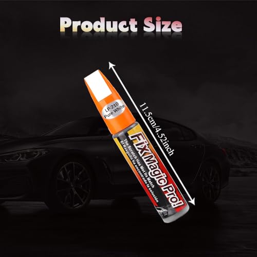 Touch Up Paint for Cars, Automotive Paint Scratch Repair, Two-In-One Car Touch Up Paint Fill Paint Pen, Car Accessories Scratch Remover Pen Universal for Scratch Repair Various Cars (White) - color: White