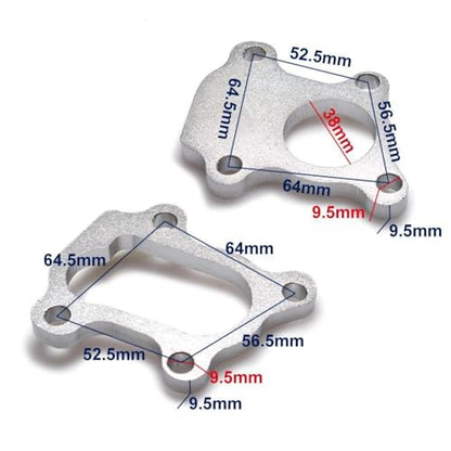 Mild Steel RHB31 VZ21 Turbo Flange Kit 7-Piece Complete Set