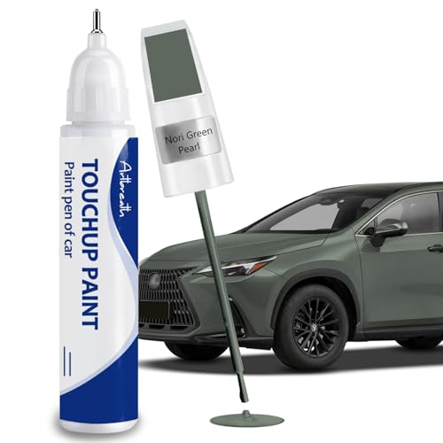 Nori Green Pearl 6X4 Touch Up Paint for Lexus OEM Color Match Car Paint Pen - color: Nori Green Pearl（6X4）