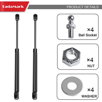 C16-06874 17 Inch 40Lbs/178N Gas Strut 17.5" Spring Shock Lift Support for Leer are Truck Camper Shell Snugtop Truck Pickup Topper Canopy Rear Window Door Tool Box Lid C1606874 SG359011, 2 PCS - size: 17 inch, style: 40 Lb