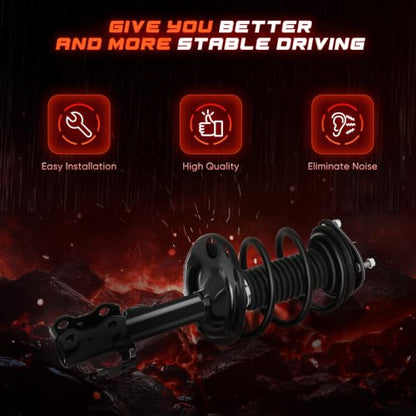 CCIYU Complete Strut Shock Absorber Fit for Toyota RAV4 06-12 2PCS 4WD FWD