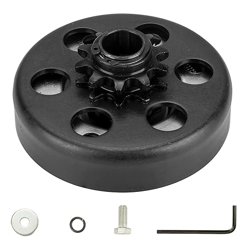 Centrifugal Clutch 3/4 Bore 10T Compatible with #40/41/420 Chain,Go Kart Clutch Fit for Minibike MB165 & MB200 and Honda Cloned Engines GC160 / GC190/ GX120/ GX140/ GX160/ GX200. Up to 2-6.5HP - size: 3/4" Bore 10T