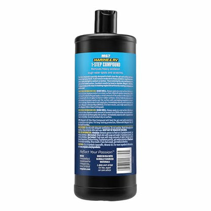 Meguiar's M67 Marine/RV One-Step Compound, 32oz - size: 32 Fluid Ounce, style: One-Step Compound (32 Oz)