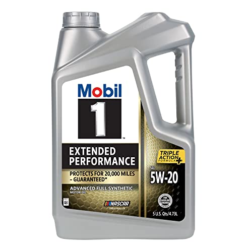 Mobil 1 Extended Performance Full Synthetic Motor Oil 5W-20, 5 Quart - size: 5 Quart (Pack of 1), style: Extended Performance