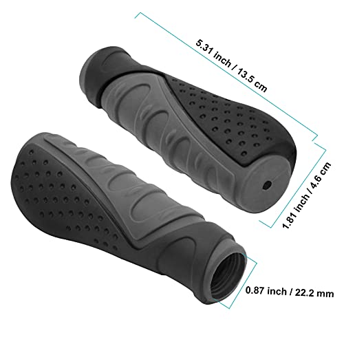 TRELC Bike Handlebars Grips, Antislip Rubber Bicycle Handlebar Protector