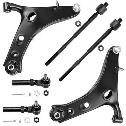 Detroit Axle - Front Control Arms Kit for 2014-2018 Subaru Forester 2 Lower - size: 6CS48123-V1/6PC