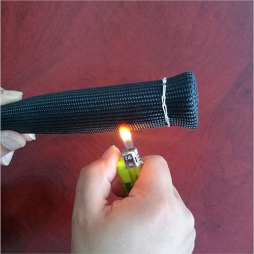 Black Spark Plug Wire Heat Shield Spark Plug Wire Heat Shield Sleeve Spark Plug Boot Protector Boots Wrap for SBC BBC 350 454 8PCS Plug Wire Covers - 2500F High Temp Protection - color: Black