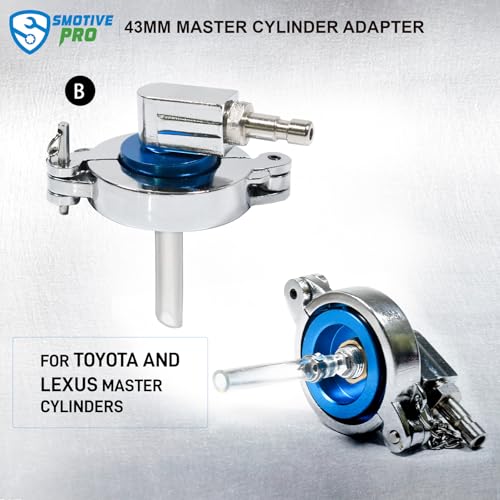 SMOTIVEPRO 12pcs Brake Master Cylinder Bleeder Adapter Kit - size: 12pcs Master Cylinder Adapter Set