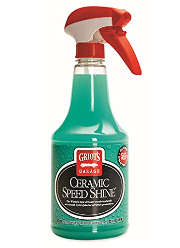 Griot's Garage Ceramic Speed Shine Detail Spray for Car Detailing, Provides a High-Gloss Finish and Extends Life of Coatings, 10945, 22 Fl Oz (Pack of 6)