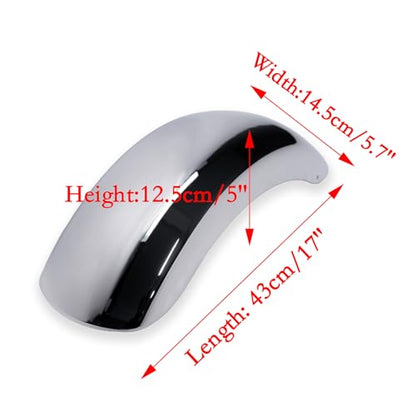 JMCHstore 2 Universal Mini bike Chrome Fender for Monster Mega Moto MMB80 Baja DB30, Coleman CT100U CC100X RB100 105cc; Mudguard for FPR GMB100 Motovox MBX10, Mototec Mini Bike parts - size: 100CC