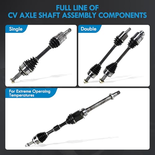 CV Axle Front Compatible with 1995 b1996 1997 1998 1999 2000 2001 2002 2003 Oldsmobile Aurora V8 4.0L 3.5L FWD, Left and Right Front CV Axle Shaft - size: B2CV007-Aurora