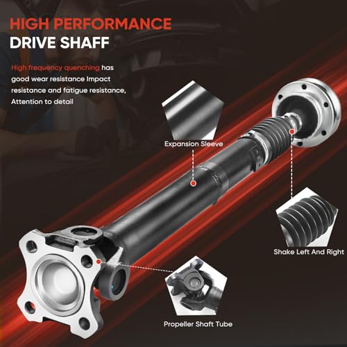 938-012 Drive Shaft - Front Propeller Driveshaft Assembly - color: 938-012