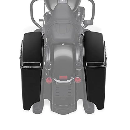 TCMT 5" Stretched Saddlebags Smoke Lens Rear Fender Fit For Harley Touring Road King Electra Glide Street Glide Road Glide Ultra 2009-2013 - color: Rear Fender Smoke Lens, size: 5" Stretched Saddlebags(Chrome Latches)