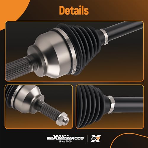 maXpeedingrods Front Left CV Axle Assembly for Mazda 3 2005-2013 GG2625600H - size: for 66-6306-L