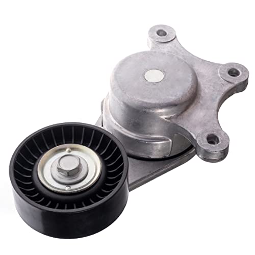 38485 Drive Belt Tensioner Assembly (For 3.5L/3.7L) Fit For 07-14 Fo-rd Edge [11-19 Explorer] 09-19 Flex Taurus /09-16 Li-ncoln MKS [10-19 MKT] 07-18 MKX /09-13 Ma-zda 6 (OE# 7T4Z6B209AA) - size: 38485