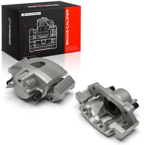 A-Premium Front Left and Right Side Disc Brake Caliper with Bracket - style: Front Driver and Passenger Side