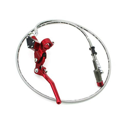 Red 1200mm Line Hydraulic Clutch Handle Lever Master Cylinder for Pit Dirt Bike Motocross Motorcycle