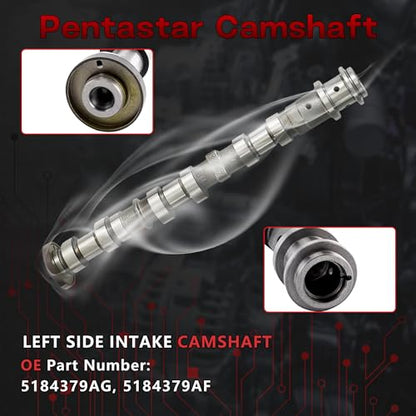 11-16 Pentastar Timing Chain Kit & 4x Camshafts for Engine Overhaul 3.6L