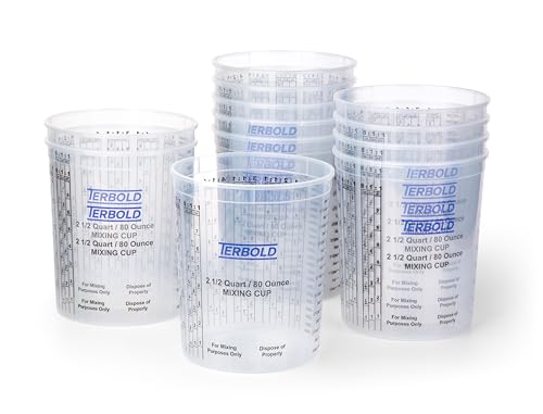 Paint Mixing Cups, 80oz (Pack of 12) - size: 80oz