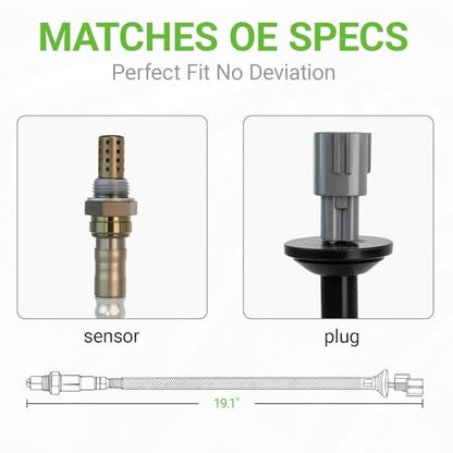 O2 Oxygen Sensor 250-24107 234-4061 Compatible with Toyota Camry Corolla Paseo Avalon Tercel Solara & Chevrolet Prizm & GEO Prizm # 8946502030 8946512390 8946541010 25024107 35034276 2344061 - size: 4061